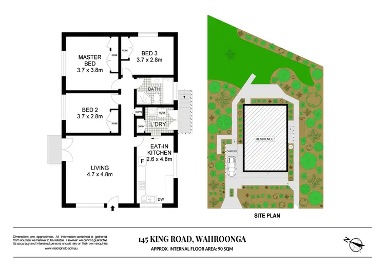 Floorplan of Homely house listing, 145 King Road, Wahroonga NSW 2076