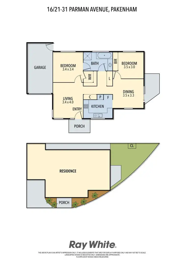 Floorplan of Homely unit listing, 16/21-31 Parman Avenue, Pakenham VIC 3810