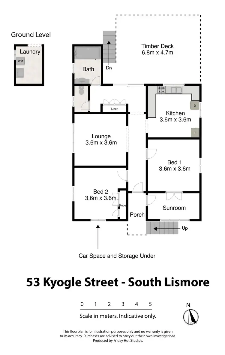 Floorplan of Homely house listing, 53 Kyogle Street, South Lismore NSW 2480