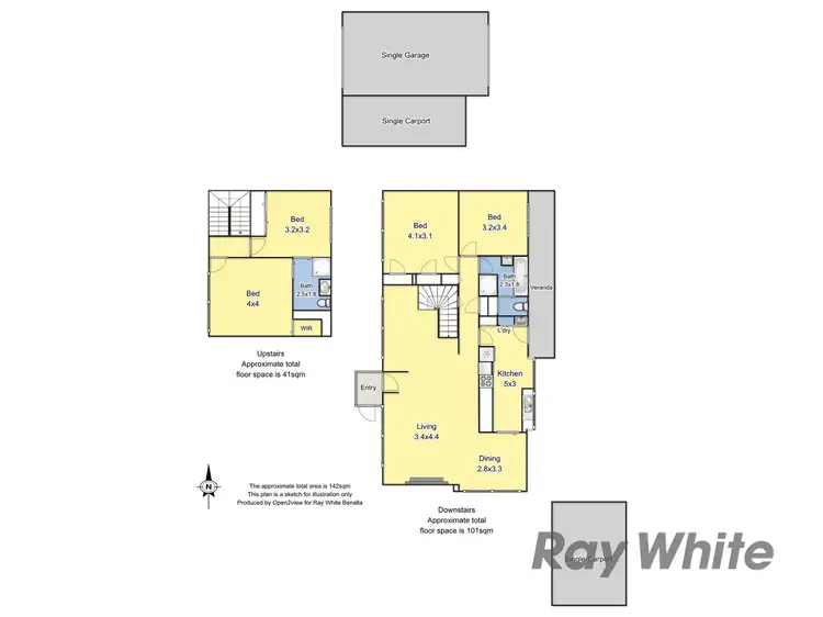 Floorplan of Homely house listing, 24 South Street, Benalla VIC 3672