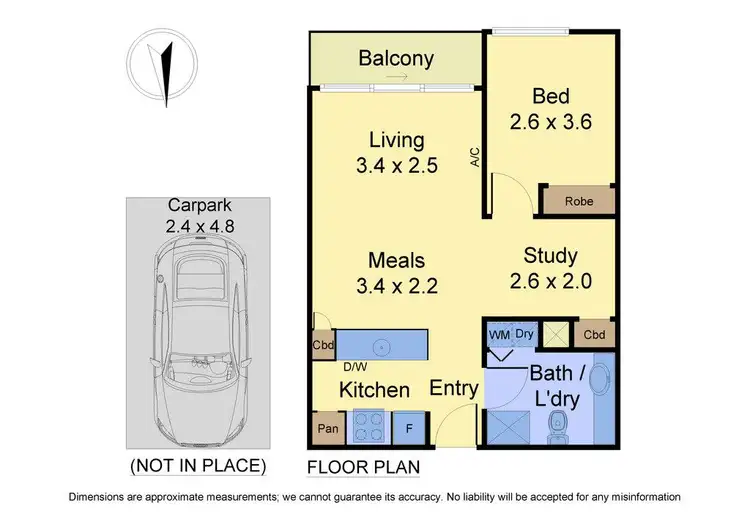 Floorplan of Homely apartment listing, 901/1 Bouverie Street, Carlton VIC 3053