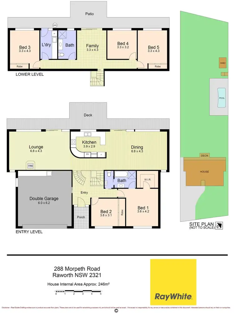 Floorplan of Homely house listing, 288 Morpeth Road, Raworth NSW 2321