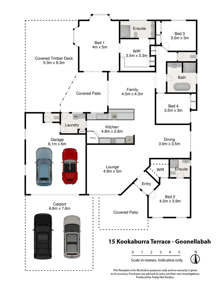 Floorplan of Homely house listing, 15 Kookaburra Terrace, Goonellabah NSW 2480