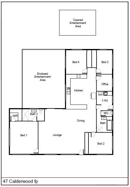 Floorplan of Homely house listing, 47 Calderwood Road, Landsborough QLD 4550