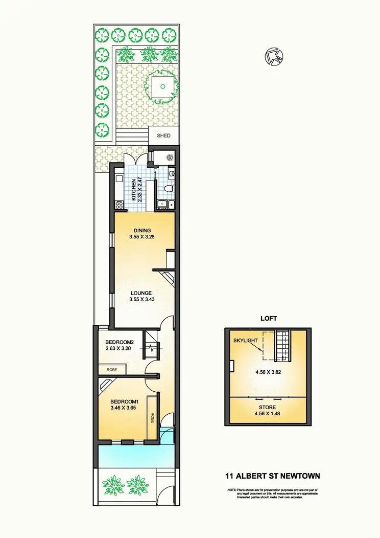 Floorplan of Homely house listing, 11 Albert Street, Newtown NSW 2042