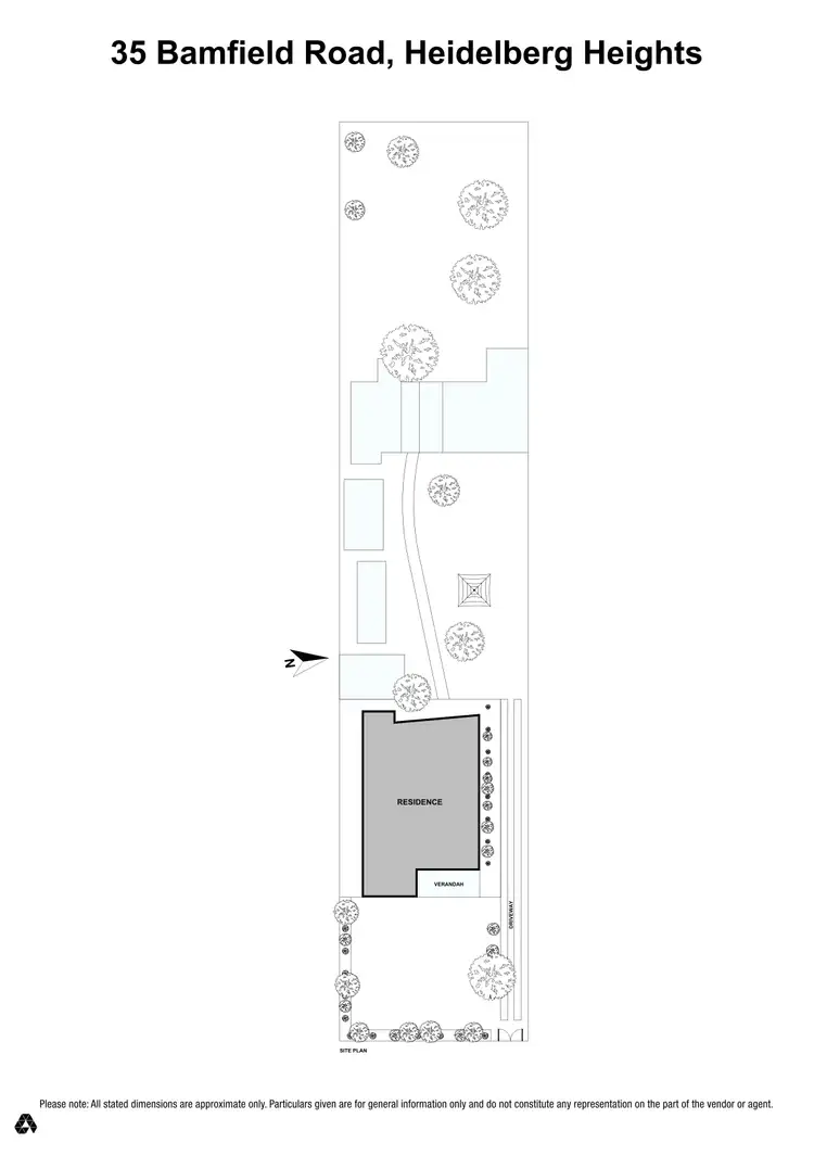 Floorplan of Homely house listing, 35 Bamfield Road, Heidelberg Heights VIC 3081