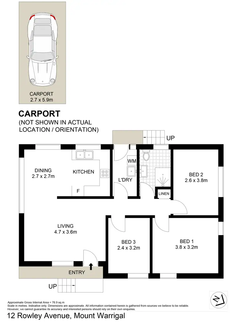 Floorplan of Homely house listing, 12 Rowley Avenue, Mount Warrigal NSW 2528
