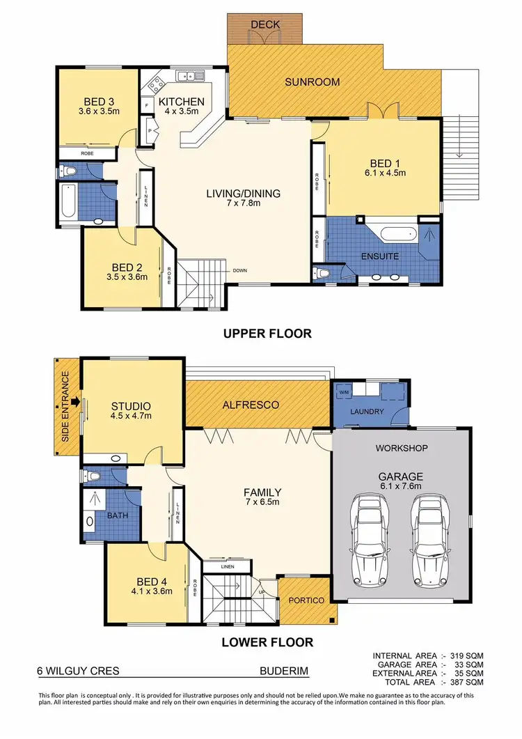 Floorplan of Homely house listing, 6 Wilguy Crescent, Buderim QLD 4556