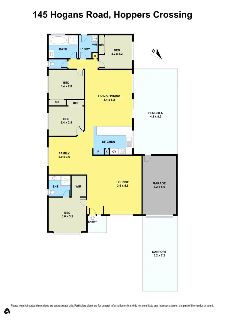 Floorplan of Homely house listing, 145 Hogans Road, Hoppers Crossing VIC 3029