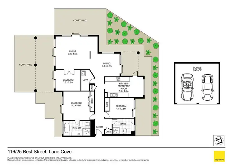 Floorplan of Homely apartment listing, 116/25 Best Street, Lane Cove NSW 2066
