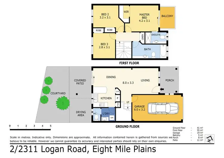 Floorplan of Homely townhouse listing, 2/2311-2337 Logan Road, Eight Mile Plains QLD 4113