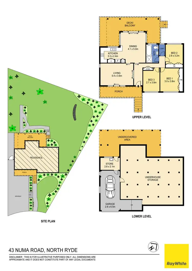 Floorplan of Homely house listing, 43 Numa Road, North Ryde NSW 2113