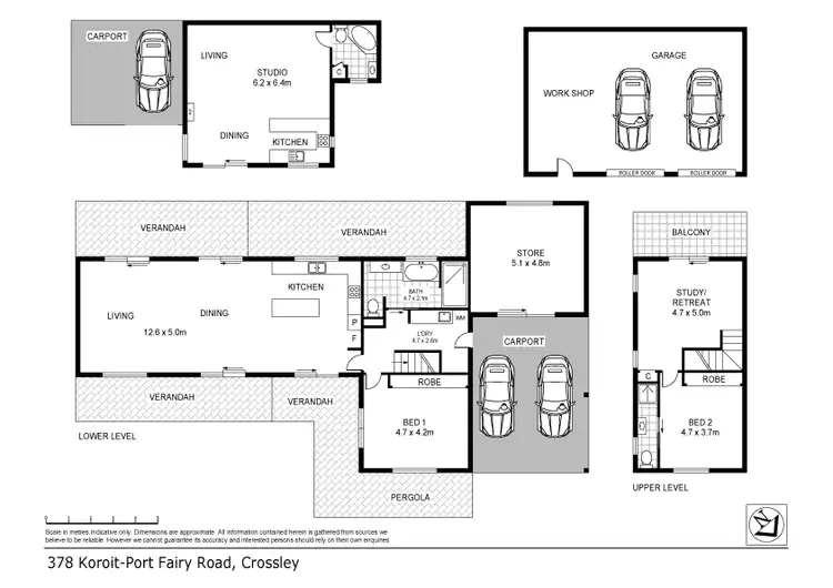 Floorplan of Homely house listing, 378 Koroit-Port Fairy Road, Crossley VIC 3283