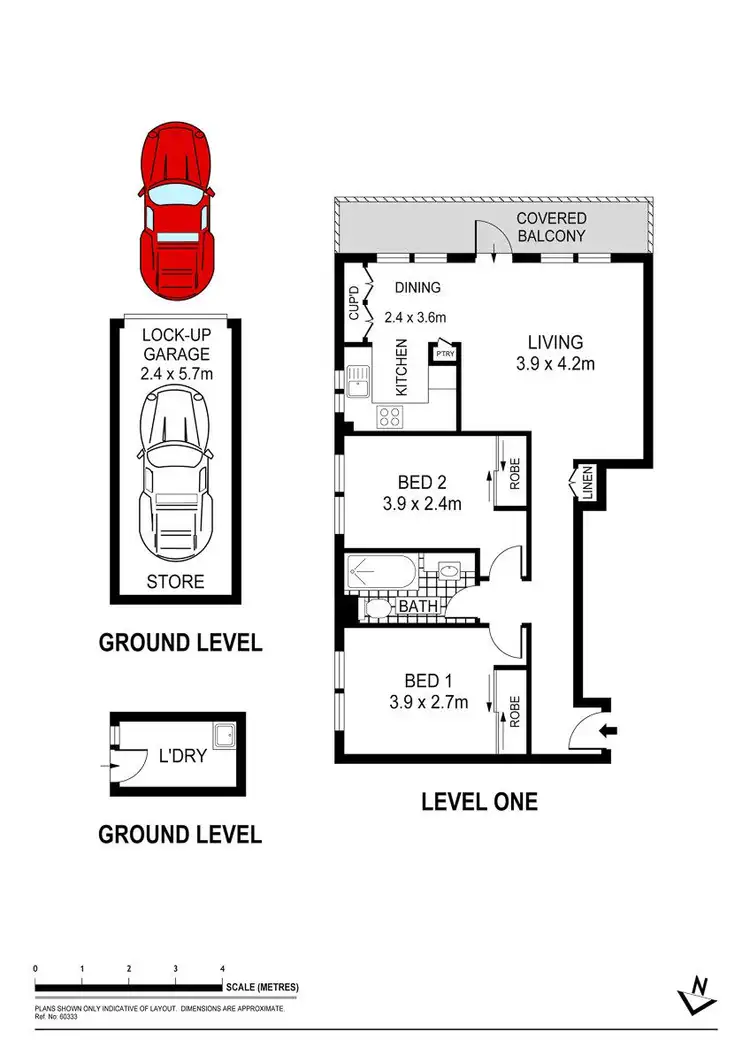 Floorplan of Homely apartment listing, 2/12 Edward Street, Botany NSW 2019