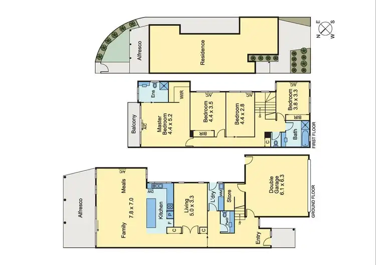 Floorplan of Homely house listing, 12 Braeburn Parade, Rowville VIC 3178