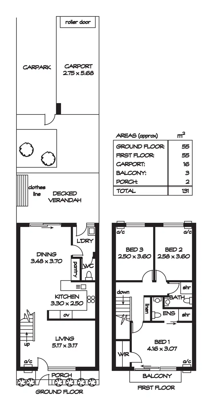 Floorplan of Homely house listing, 3 Watts Court, Enfield SA 5085