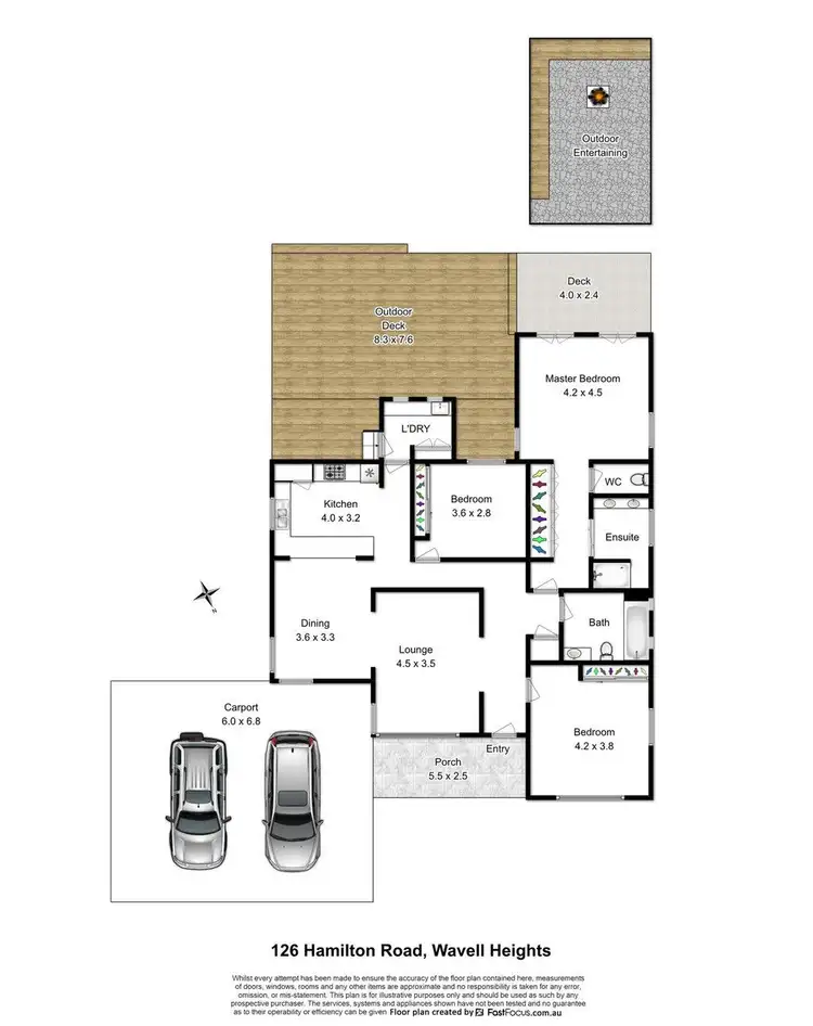 Floorplan of Homely house listing, 126 Hamilton Road, Wavell Heights QLD 4012