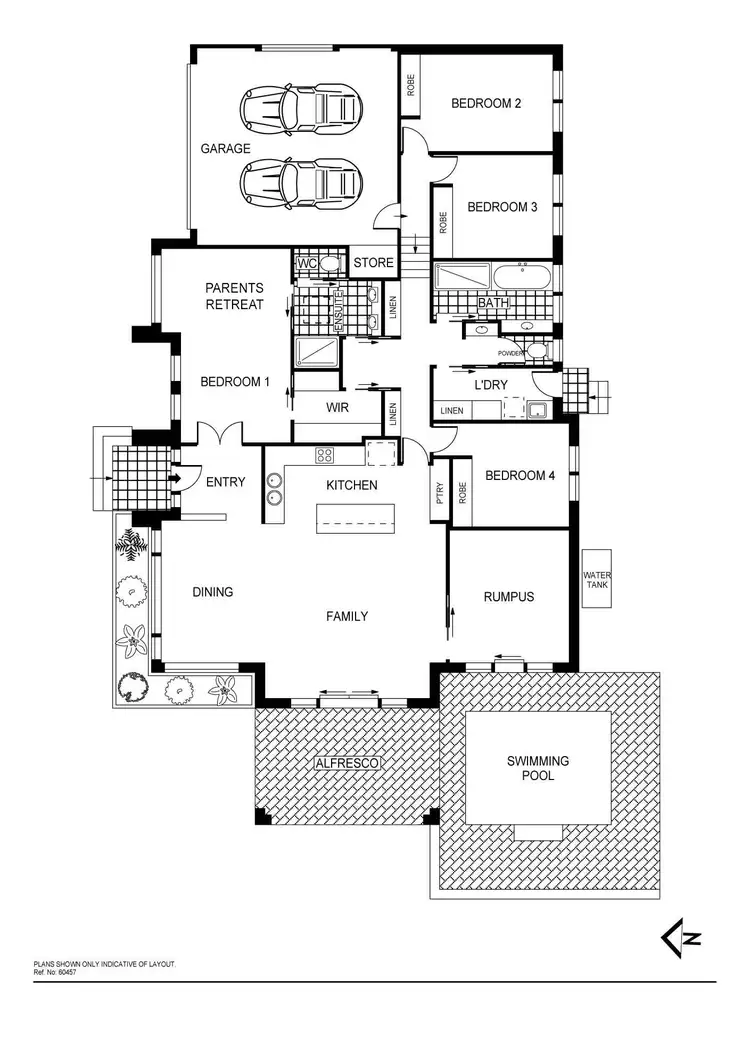 Floorplan of Homely house listing, 63 Peter Cullen Way, Wright ACT 2611