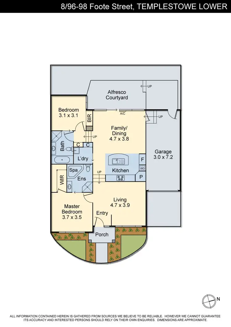 Floorplan of Homely unit listing, 8/96-98 Foote Street, Templestowe Lower VIC 3107