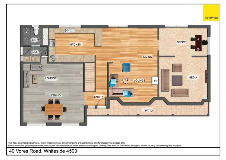 Floorplan of Homely house listing, 40 Vores Road, Whiteside QLD 4503