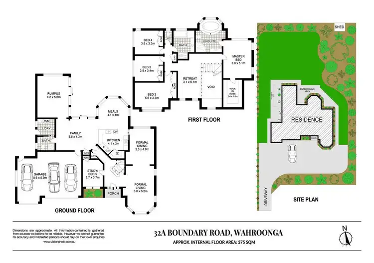 Floorplan of Homely house listing, 32a Boundary Road, Wahroonga NSW 2076
