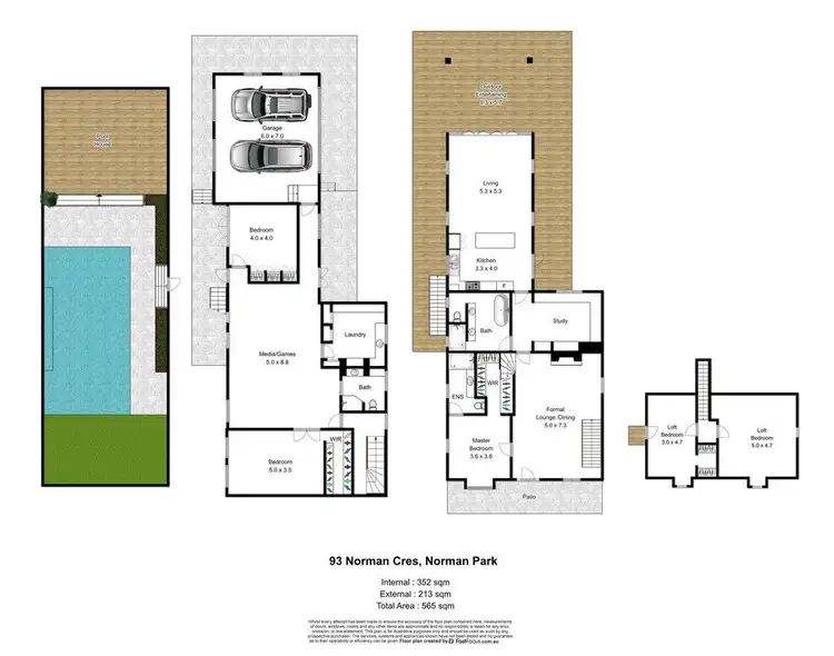 Floorplan of Homely house listing, 93 Norman Crescent, Norman Park QLD 4170