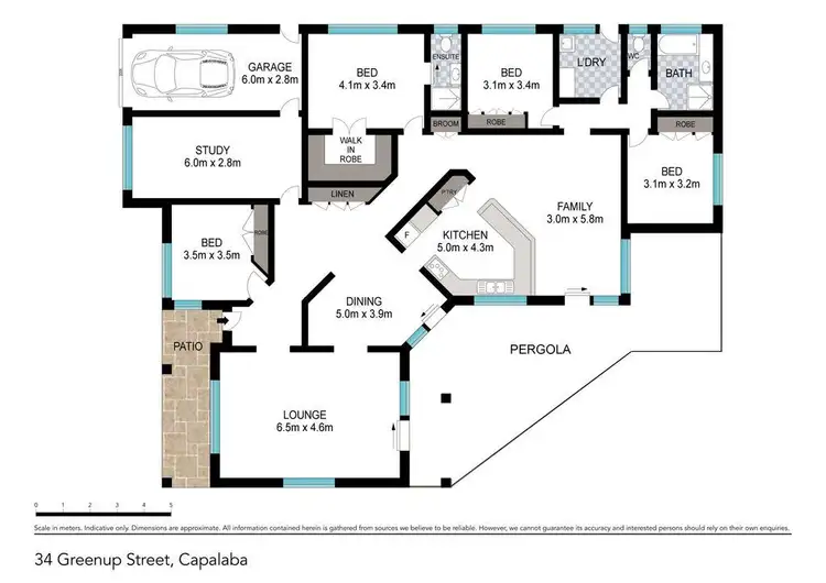 Floorplan of Homely house listing, 34 Greenup Street, Capalaba QLD 4157