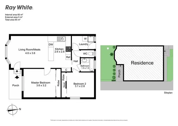 Floorplan of Homely unit listing, 2/6 Reid Street, Oakleigh South VIC 3167