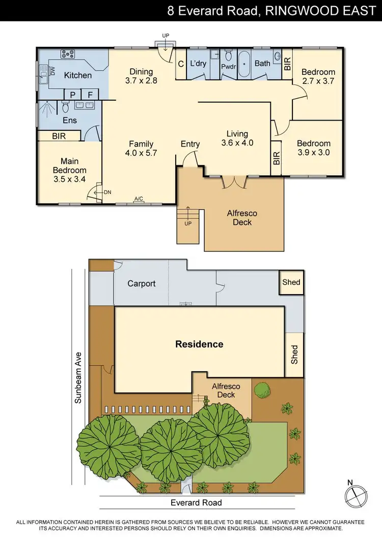 Floorplan of Homely house listing, 8 Everard Road, Ringwood East VIC 3135
