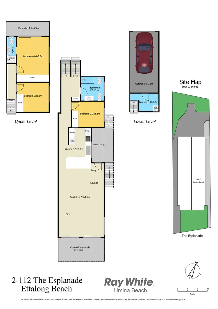 Floorplan of Homely unit listing, 2/112 The Esplanade, Ettalong Beach NSW 2257