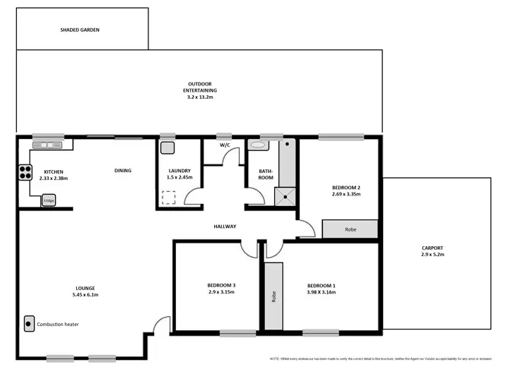 Floorplan of Homely unit listing, 2/7 (7B) Symonds Drive, Mount Barker SA 5251
