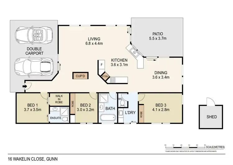Floorplan of Homely house listing, 16 Wakelin Close, Gunn NT 832