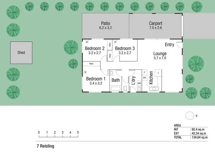 Floorplan of Homely house listing, 7 Riesling Court, Condon QLD 4815