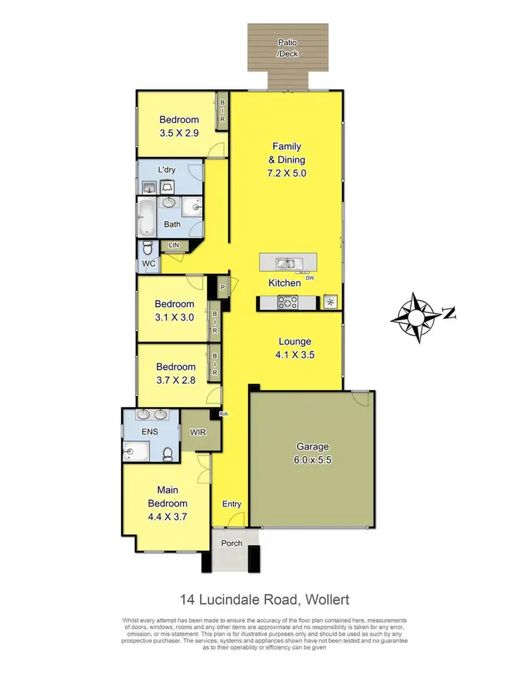 Floorplan of Homely house listing, 14 Lucindale Road, Wollert VIC 3750