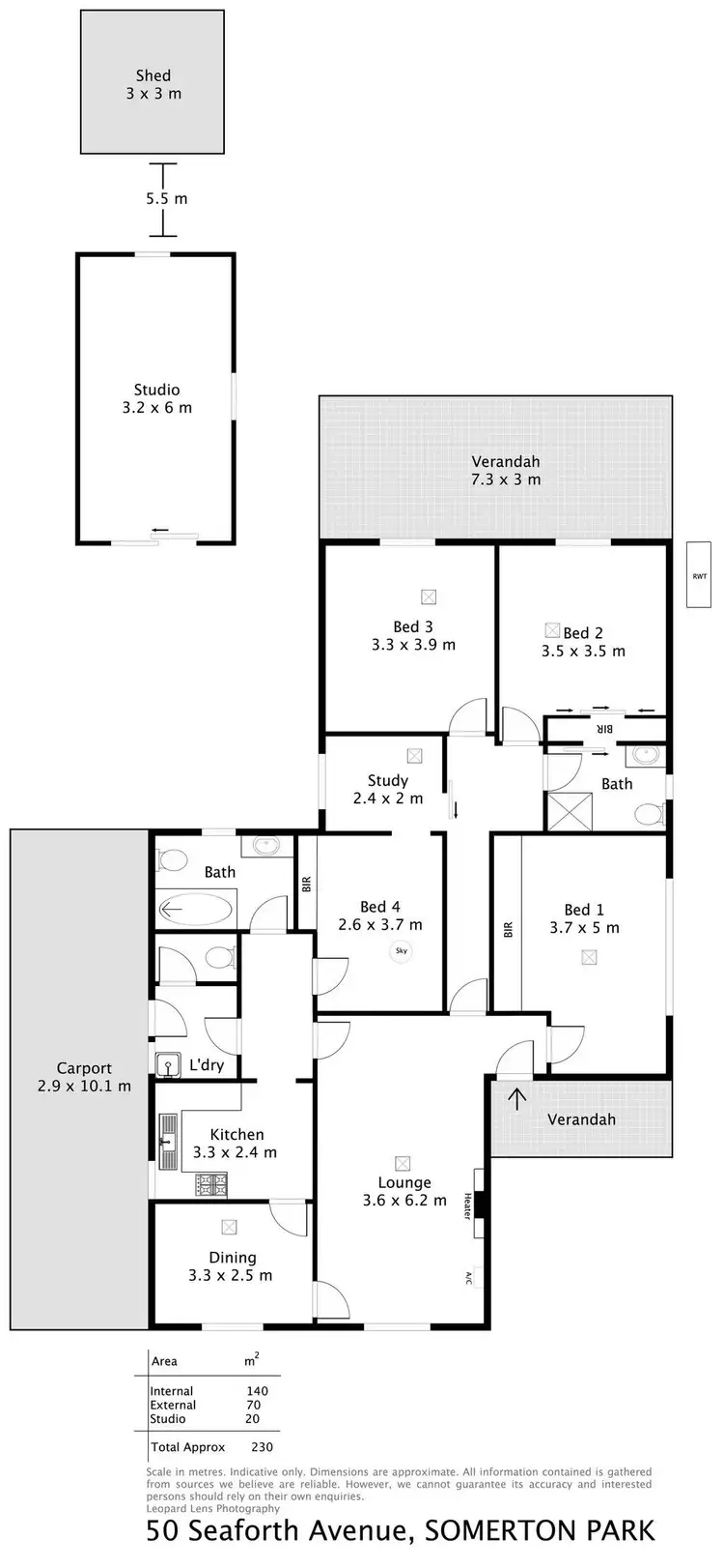 Floorplan of Homely house listing, 50 Seaforth Avenue, Somerton Park SA 5044