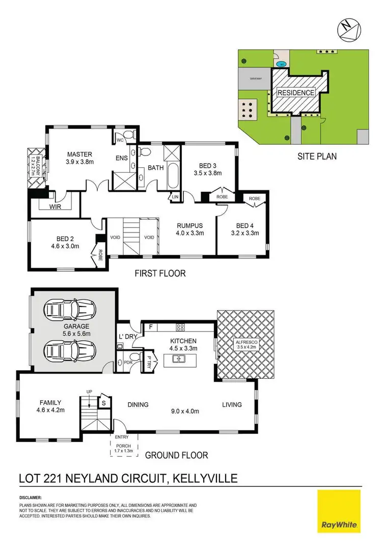 Floorplan of Homely house listing, 20 Neyland Circuit, Kellyville NSW 2155