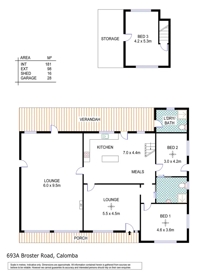 Floorplan of Homely house listing, 693A Broster Road, Mallala SA 5502