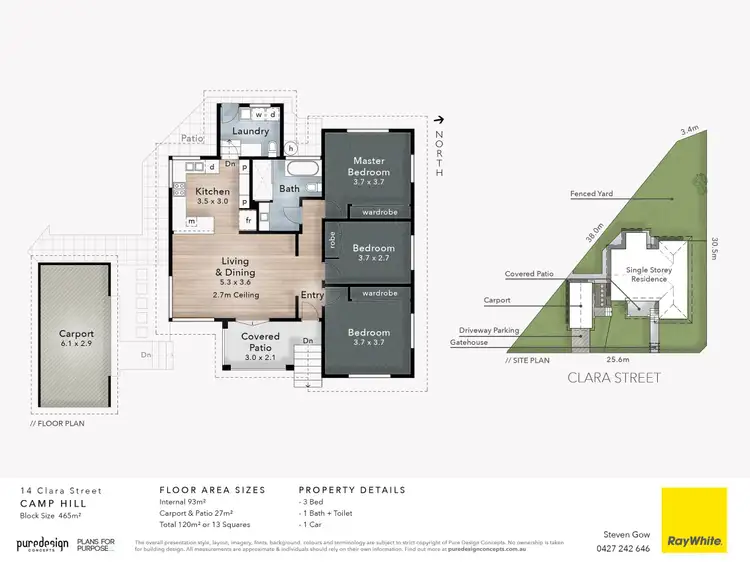 Floorplan of Homely house listing, 14 Clara Street, Camp Hill QLD 4152