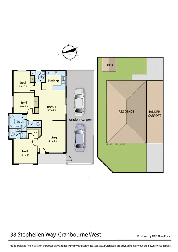 Floorplan of Homely house listing, 38 Stephellen Way, Cranbourne West VIC 3977