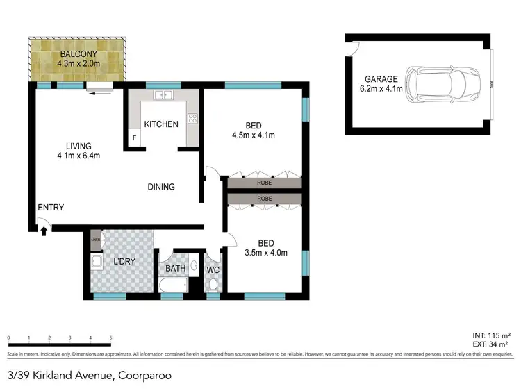 Floorplan of Homely unit listing, 3/39 Kirkland Avenue, Coorparoo QLD 4151