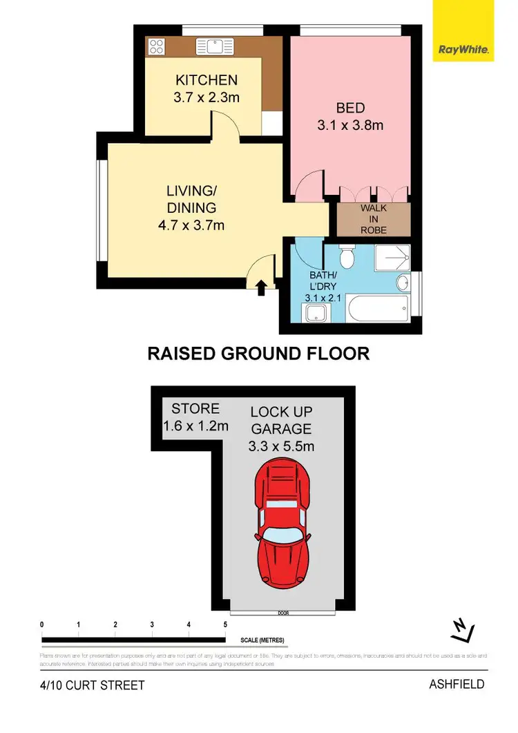 Floorplan of Homely apartment listing, 4/10 Curt Street, Ashfield NSW 2131