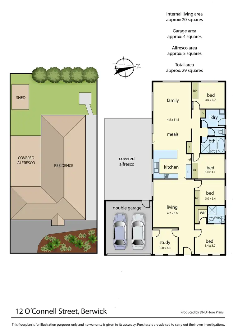 Floorplan of Homely house listing, 12 Oconnell Street, Berwick VIC 3806