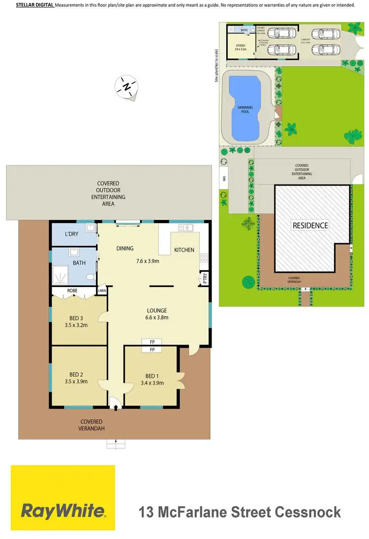 Floorplan of Homely house listing, 13 McFarlane Street, Cessnock NSW 2325