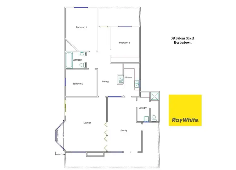 Floorplan of Homely house listing, 39 Salom Street, Bordertown SA 5268