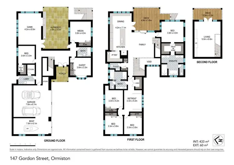 Floorplan of Homely house listing, 147 Gordon Street, Ormiston QLD 4160