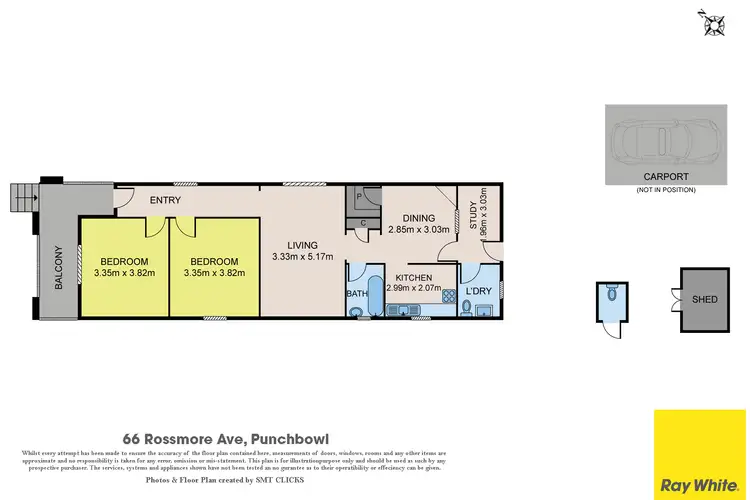 Floorplan of Homely house listing, 66 Rossmore Avenue, Punchbowl NSW 2196