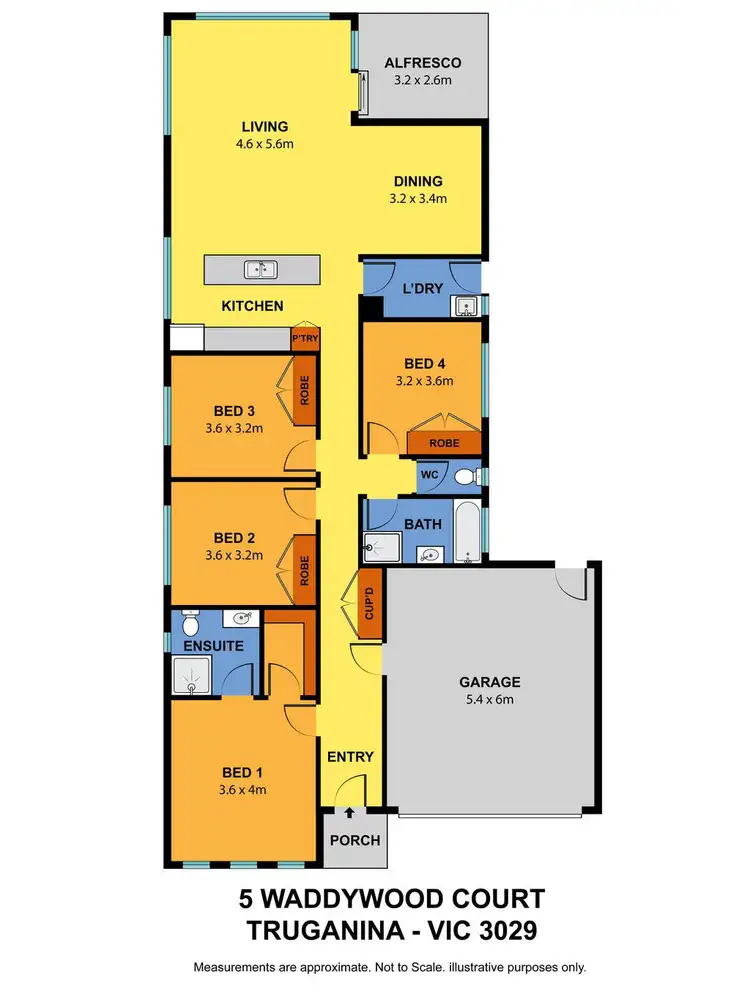 Floorplan of Homely house listing, 5 Waddywood Court, Truganina VIC 3029