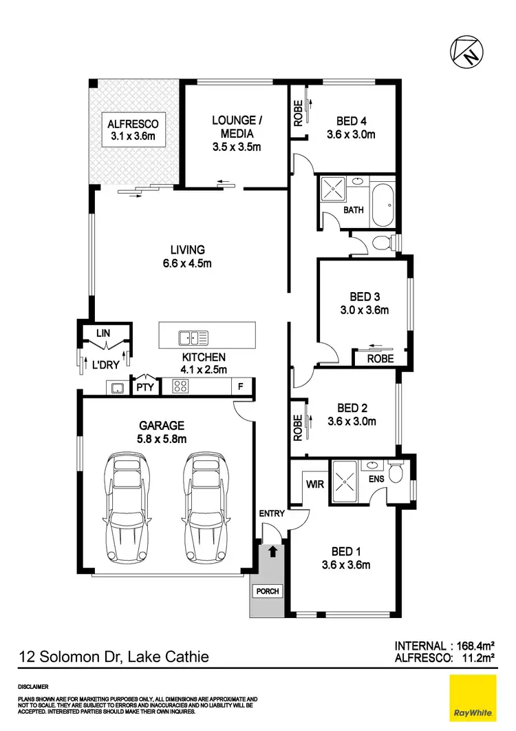 Floorplan of Homely house listing, 12 Solomon Drive, Lake Cathie NSW 2445