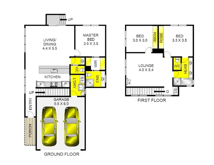 Floorplan of Homely house listing, 45A Riverview Terrace, Belmont VIC 3216