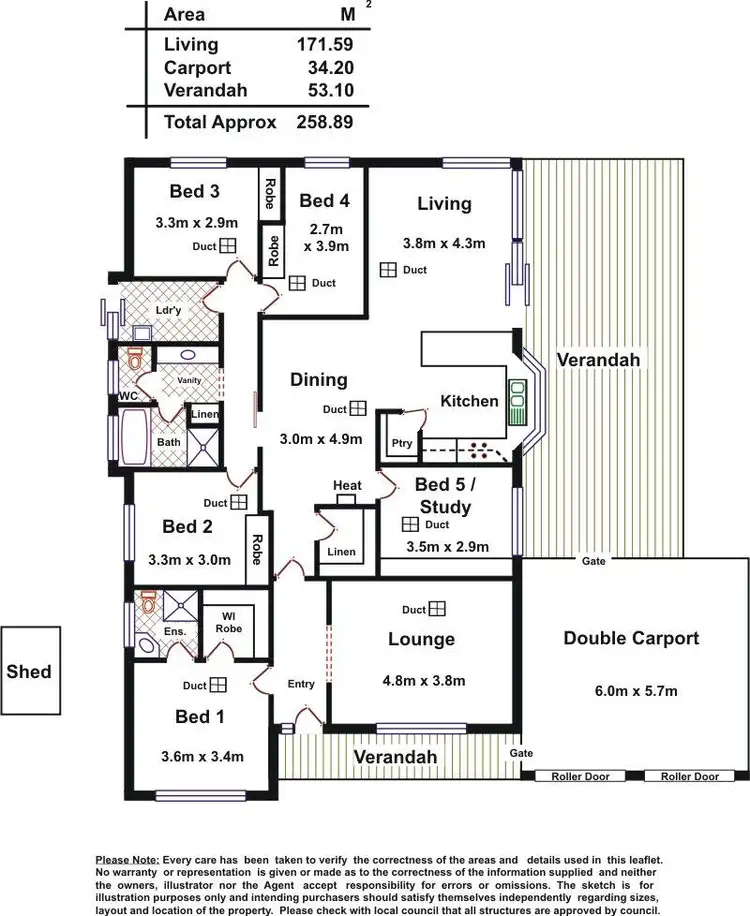 Floorplan of Homely house listing, 69 Beckham Rise, Craigmore SA 5114